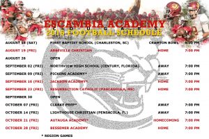 Varsity Football Schedule 2016 2017