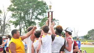 Escambia Academy’s junior varsity boys track and field team won the AISA Class 3A state champoinship Saturday. 